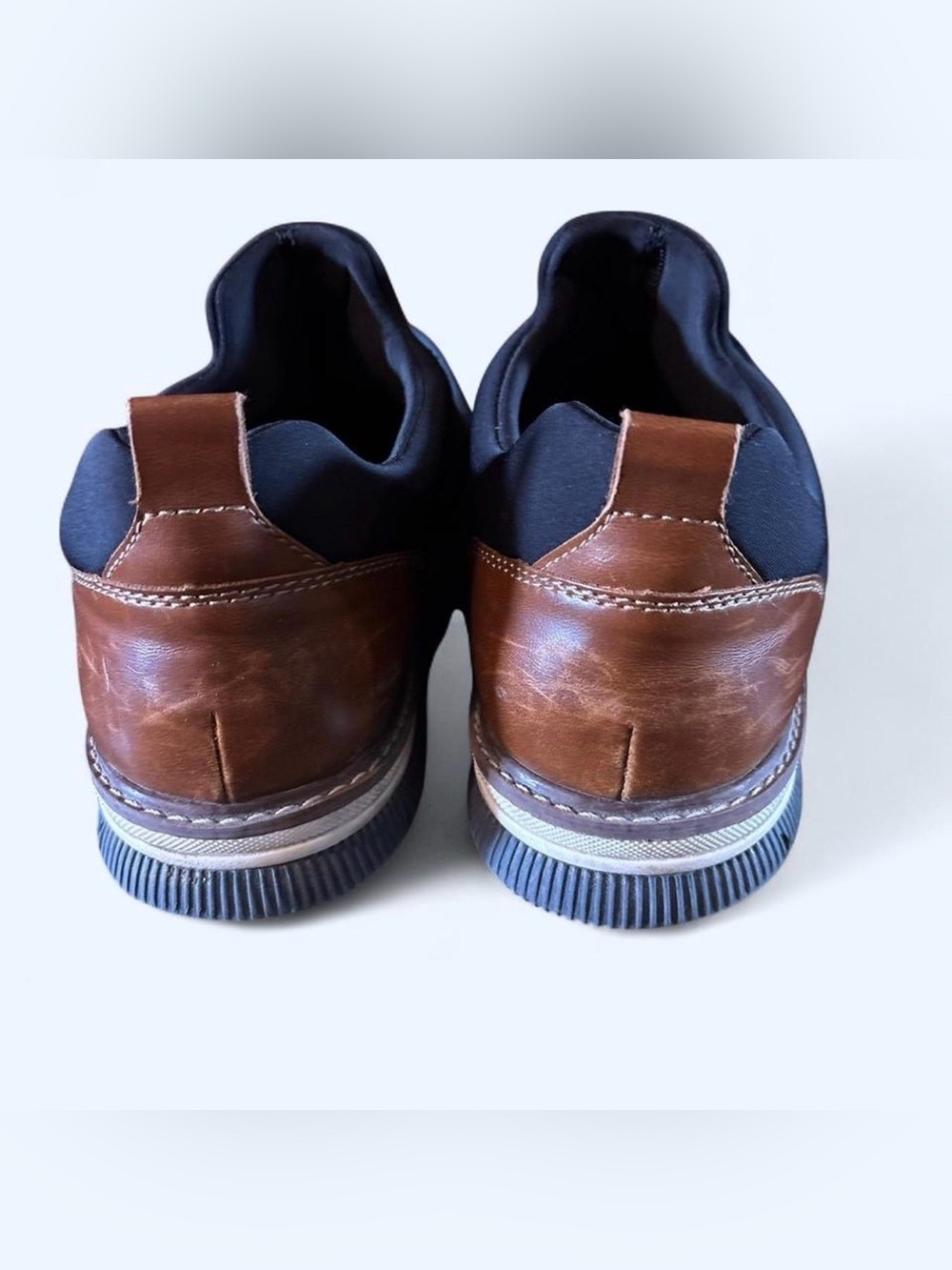 Rieker Dustin Blue Leather Loafers Comfort Slip On Shoes Men’s EU 46 US 12 - Picture 4 of 6